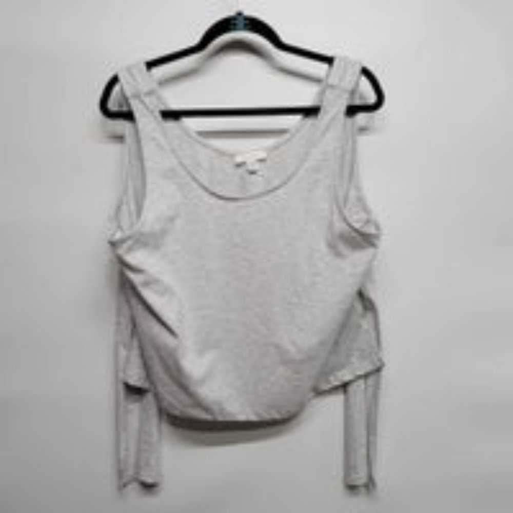 Topshop CROP TIE-BACK TANK